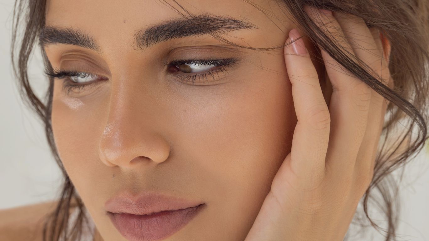 Str&auml;hlende, gepflegte Haut nach einer Gesichtsbehandlung im Beauty Werk Hamburg